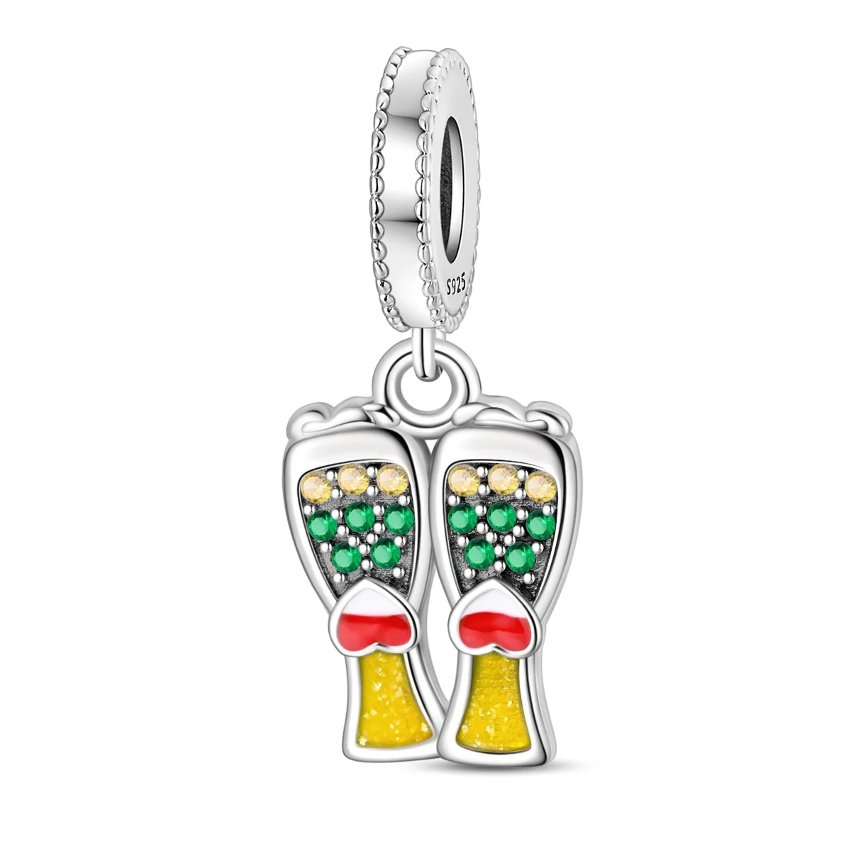 

Pendant Charm Bead 925 Sterling Silver Lucky Hand Pendants Fit Original Bracelet for Jewelry Making Valentine's Day gift