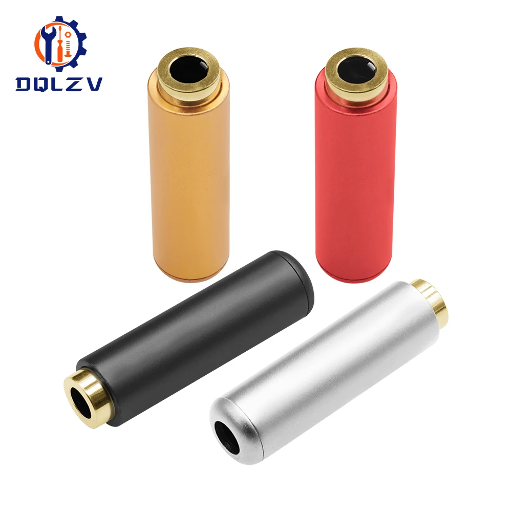 New Arrival Aluminum Jack 3.5mm Audio Female Jack 3.5mm 3Poles Stereo Socket Gold Plated Wire Connector Earphone DIY