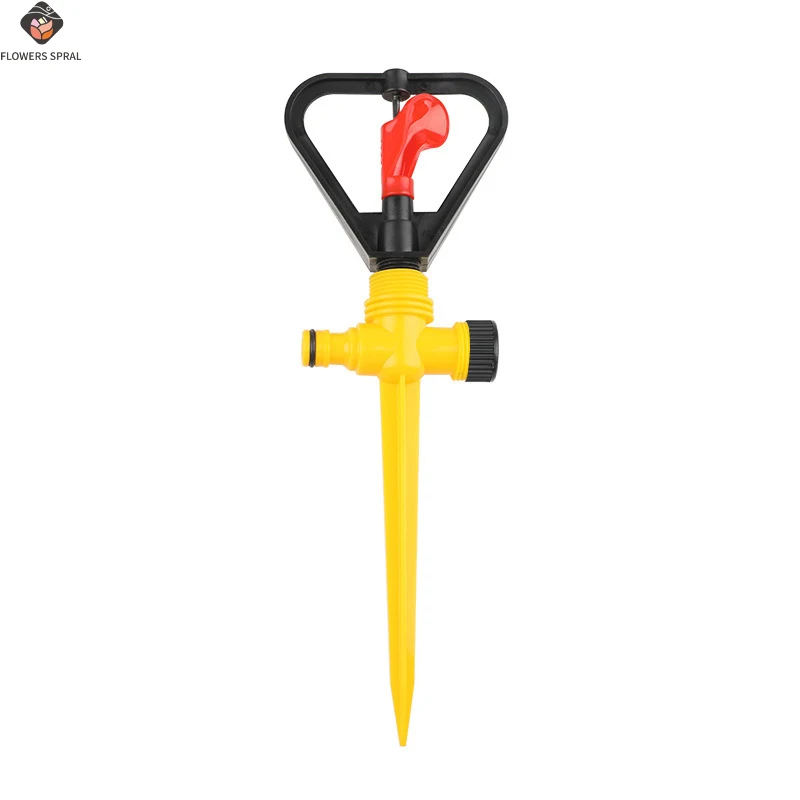 Adjustable Floor Mounted Sprinkler, Garden Agriculture Irrigation Nozzle, Lawn Irrigation, 360 ° Rotating Irrigation