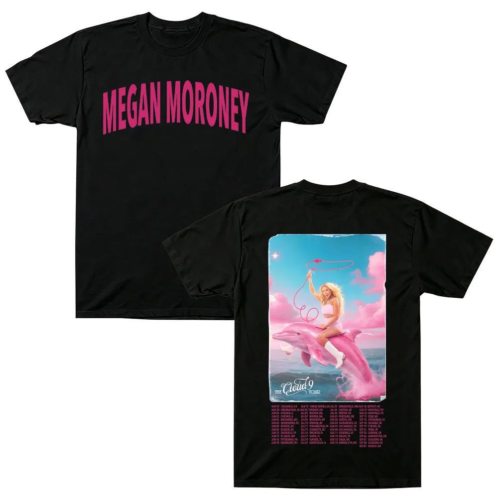 Boys Lie Cloud 9 Tour Tee Megan Moroney T-Shirt Baumwolle Oversized Tee Y2K Kurzarm Rundhals Grafikdruck Unisex Streetwear – Detail 12