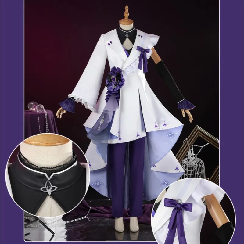 ‌ ‌ ‌ ‌ BNu كرنفال الأبدية Kuya تأثيري ليلة الجمشت تأثيري حلي أنيمي شخصية الزي تخصيص زي حفلة الهالوين