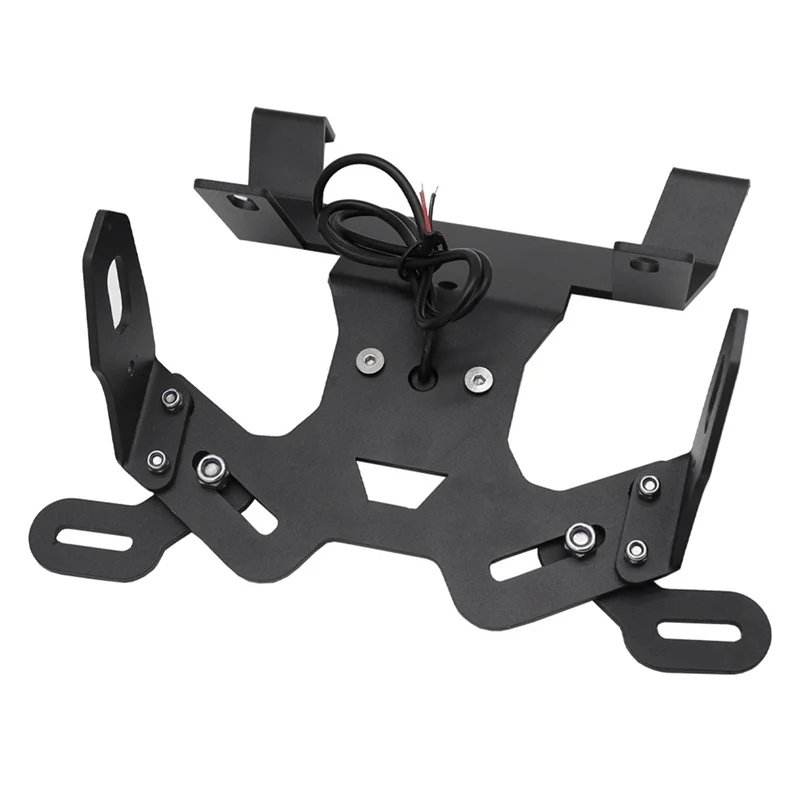 

Motorcycle License Plate Holder Frame With LED Light For Honda CB125R CB150R CB250R CB300R 2018-2024 Motorbike Accessories