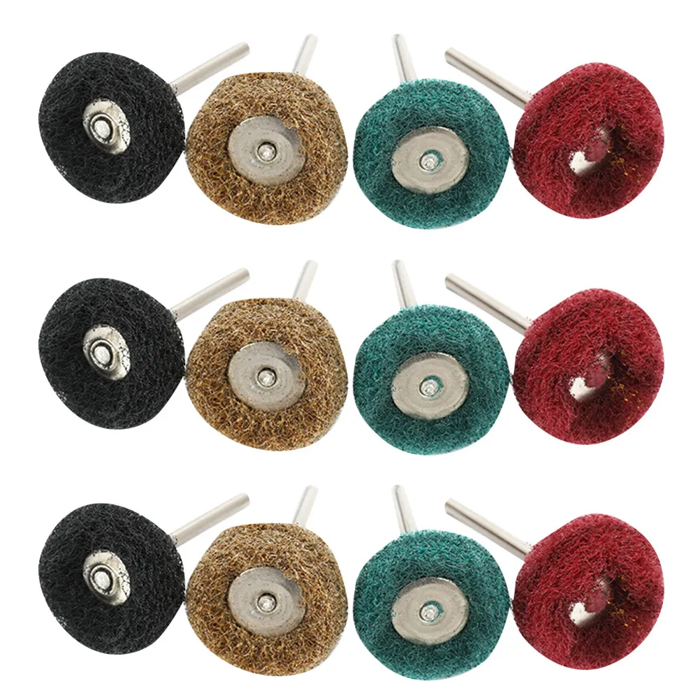 80pcs Buffing Wheel Set Nylon Polishing Wheels For Drill Rotary Tool Metal Polishing Abrasive Grinding Wheel Kit Rust Removal view 2