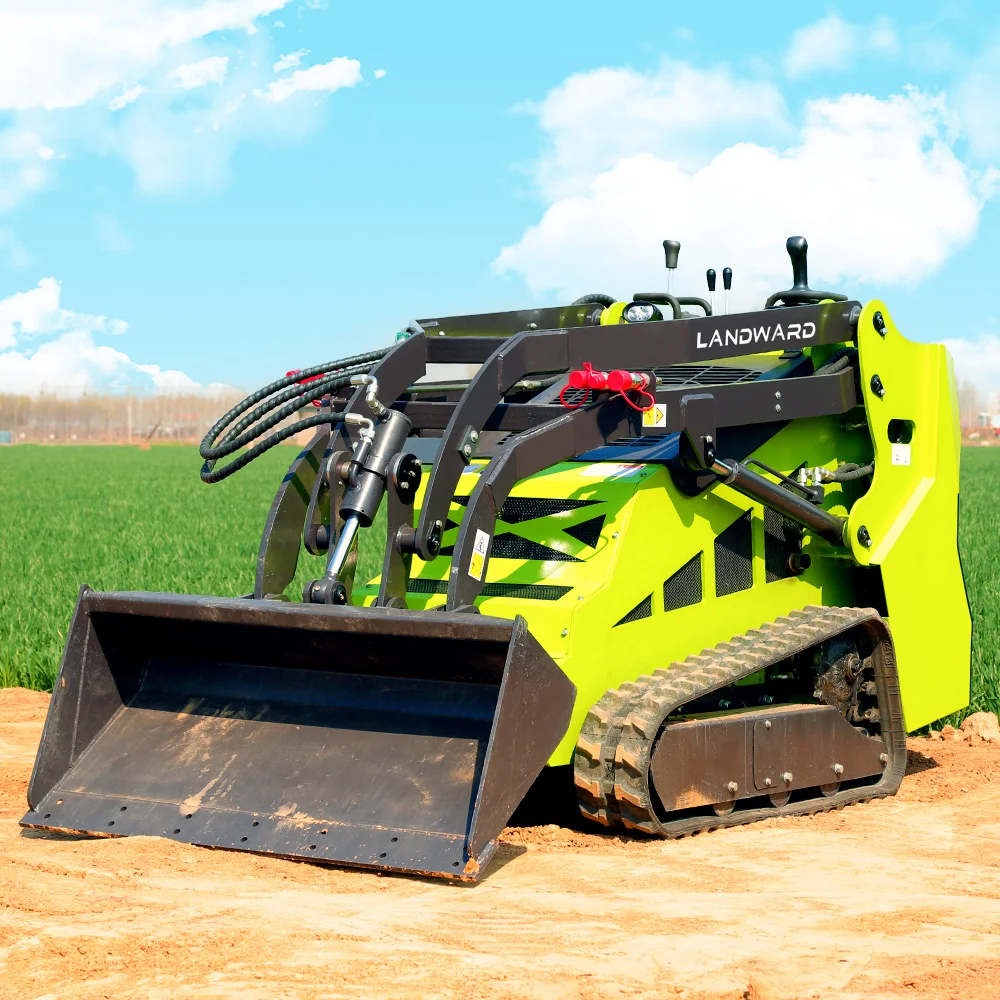 

Small Diesel Loader China Skid Steer Loader Multipurpose Backhoe Loading Equipment 4*4 Wheeled Loader Price Customized For Sale