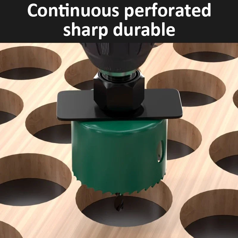 Hole Saw Set Saw Cup Wood Crown Drill Bit For Gypsum Board Wood PVC Plastic Density Board Metal Woodworking Tools