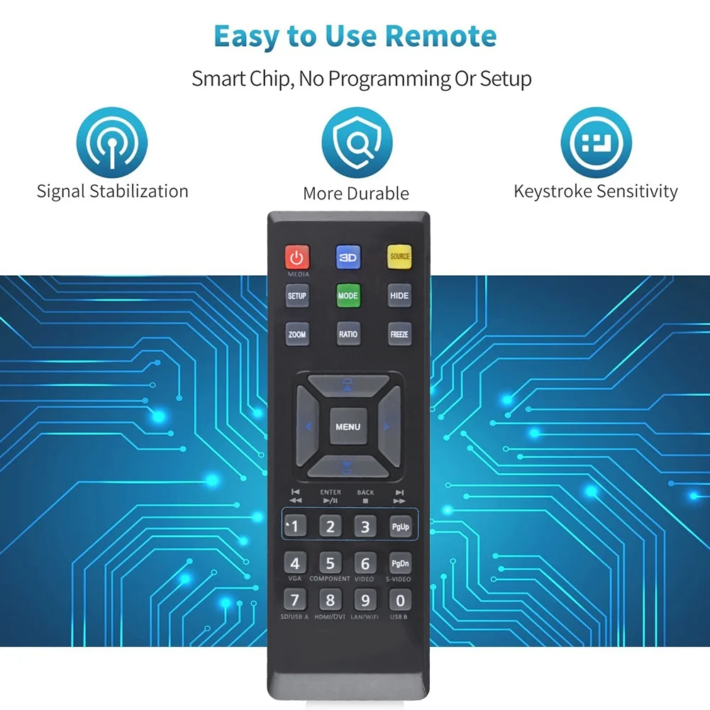 Reemplace el control remoto para el proyector Acer V12S AS211 P1283 M413 PE-X42 V12X AX316 P1283N