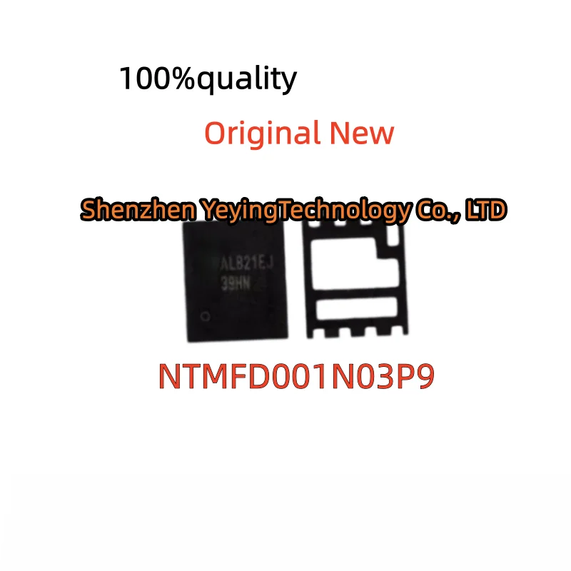 1Pcs 100% New Ntmfd001N03P9 Insulated Chip 39Hn Qfn5*6 N-Channel Voltage Rating: 30V