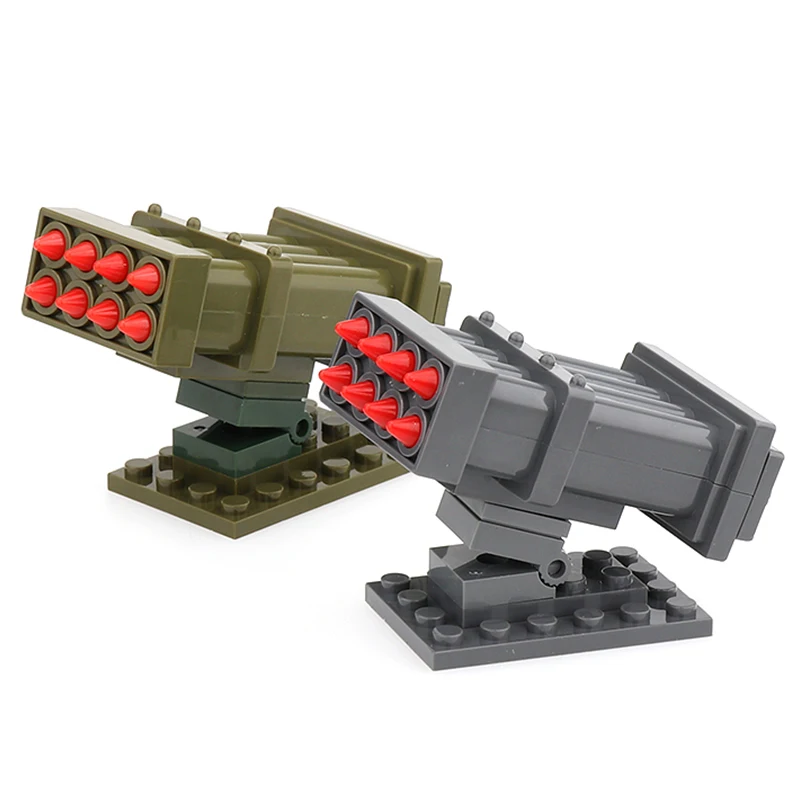 Military Series Missile Launch Equipment Army Accessories MOC  Militarys Model Building Blocks Bricks Educational Toys