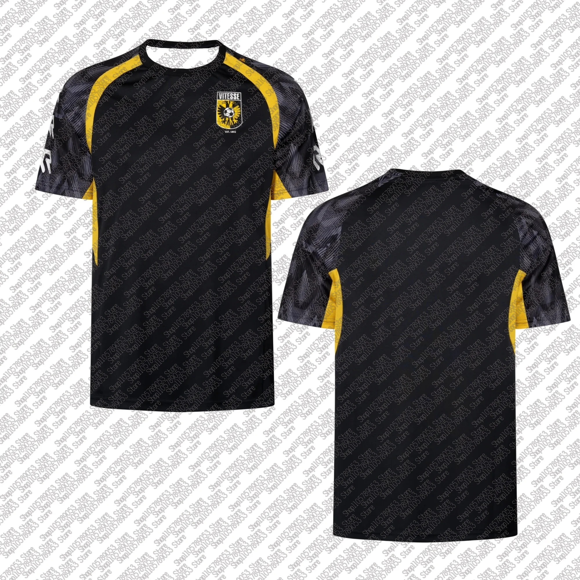 2026/27 Heren Kinderen Jongens Ademend Voetbalshirt Sport Snel-droogend Thuis Mannen Cadeau Top Volwassenen Thuis Voetbalwedstrijd V-Vitesse Hot