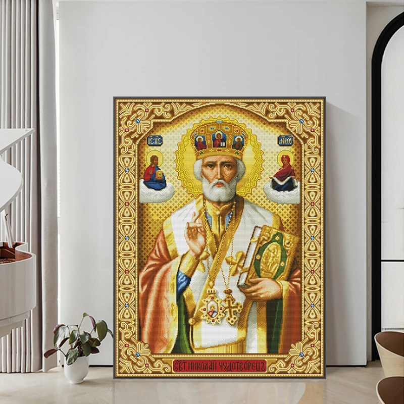 Joy Sunday The Pope Patterns Counted Cross Stitch DIY 14CT and11CT For Embroidery Home Decor Needlework Cross-stitching kits