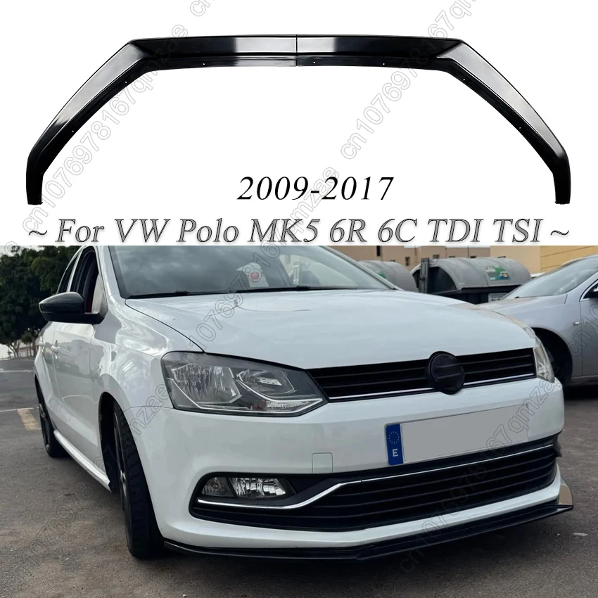 

2PCS Front Bumper Lip Diffuser For VW Polo MK5 6R 6C TDI TSI 2009-2017 Splitter Chin Body Kits Guard Tuning Accessory