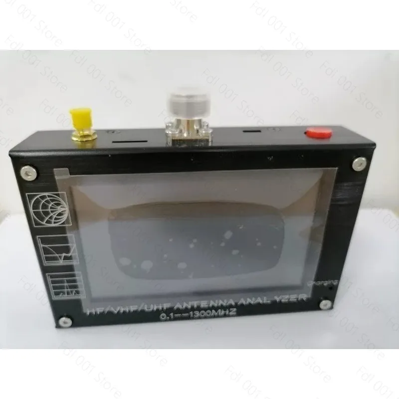 Mini Network Analyzer 0.1-1300MHz Frequency Range Handheld VNA with Touchscreen for RF Cable Antenna Test (1PCS)