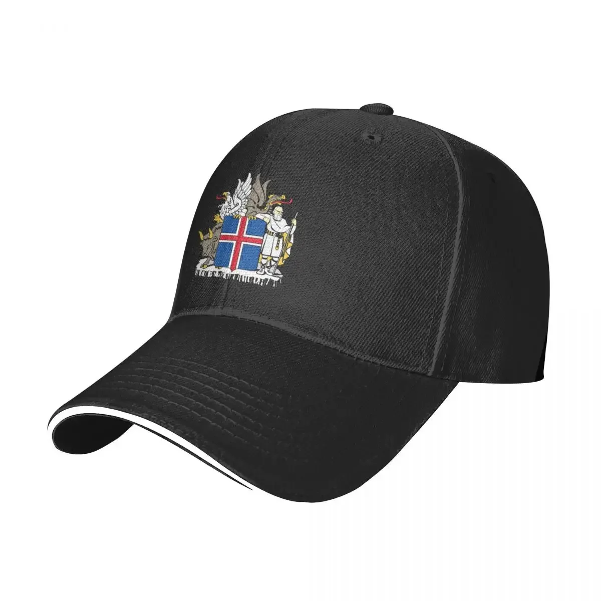 Coat of arms of Iceland Baseball Cap Luxury Cap Beach Outing Ladies Men's