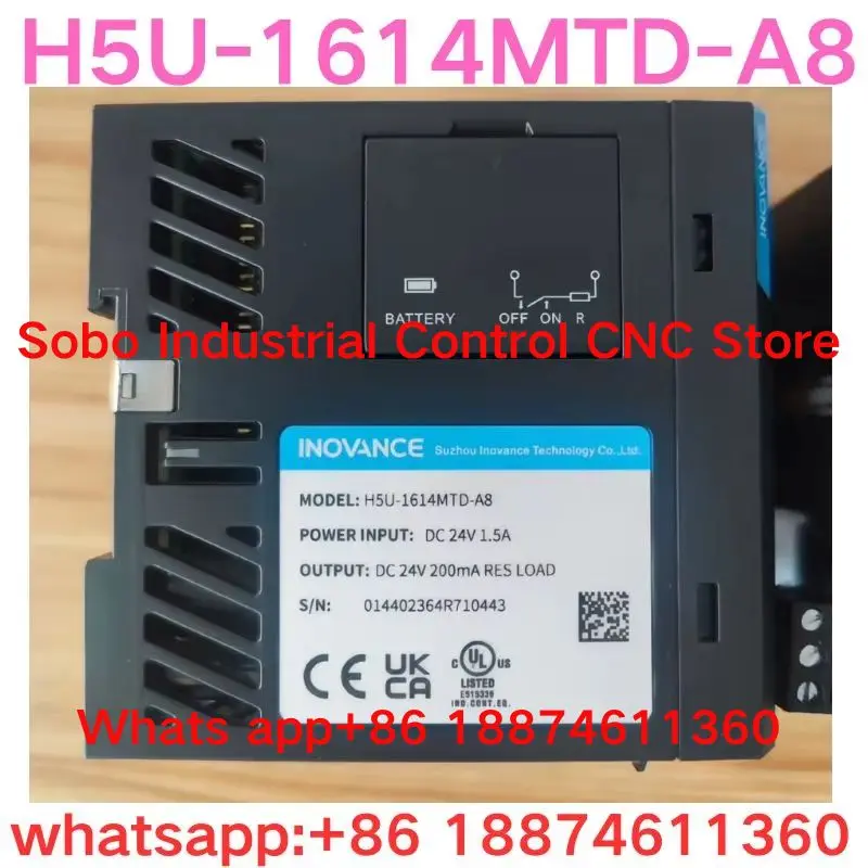 Second-hand test Ok  PLC H5U-1614MTD-A8  The price can be negotiated