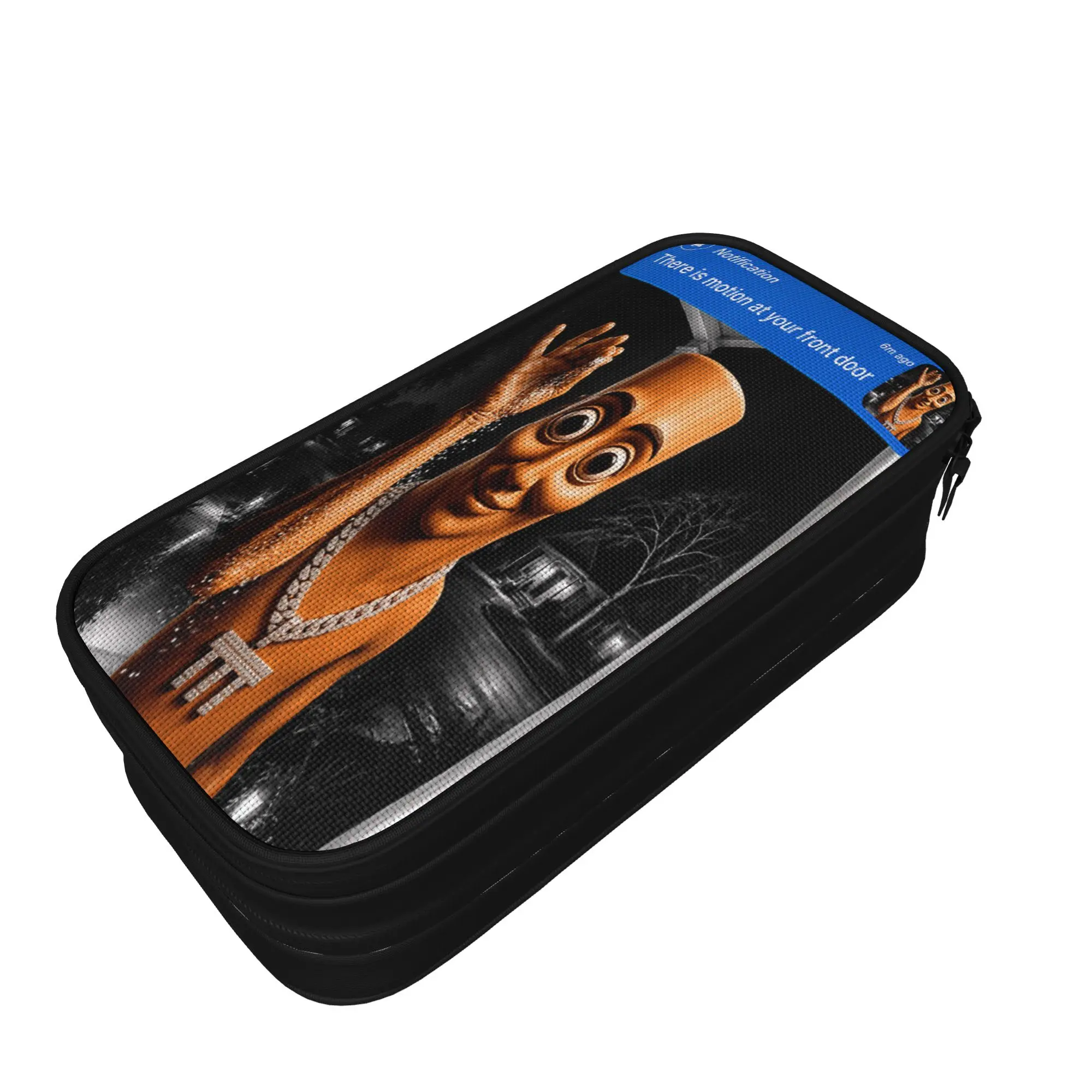 There is Motion at Your Front Tung Tung Sahur Money Pencil Case Girls Kawaii Pencil Pouch Custom School Pencil Cases Supplies