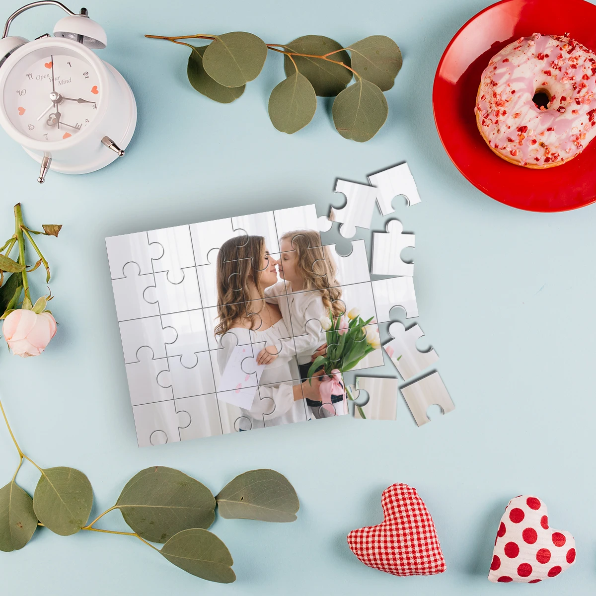 35/150/300/500/1000pcs Customized Photo Jigsaw puzzle Personalised Decompression Puzzles Commemorative gifts