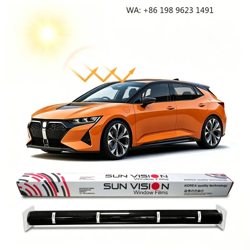 High Definition Car Window Tint High Heat Rejection Anti UV Privacy Protection Solar Film Wholesale  Pack