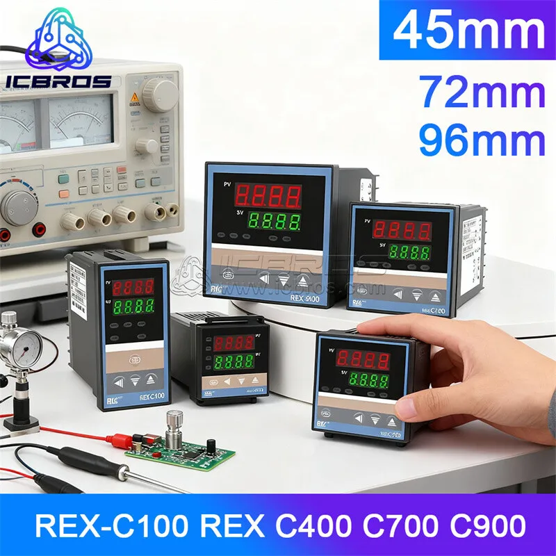 

Intelligent Temperature Controller Thermostat REX-C100 REX C400 C700 C900 PID Control Solid State Relay Output Thermostat 380V