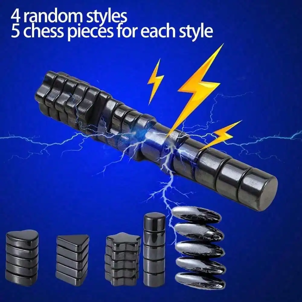 Multiplayer Magnet Board Game, Strategy Table Top Magnet Game With Sponge Rope, Portable Magnetic Battle Chess With Storage Bag