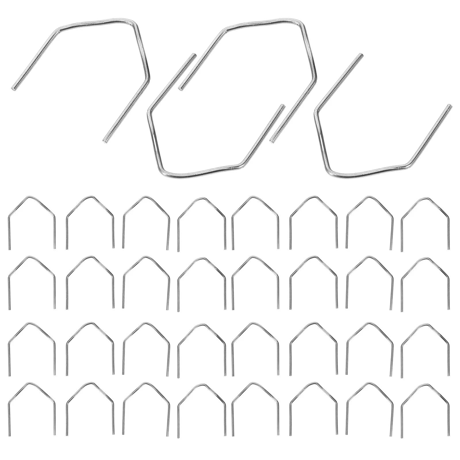 

200Pcs Auto Staples Car Bumper Repair Welding Wire Fixing Tools Plastic Welding Staples for Vehicle Body Crack Fixing Kit