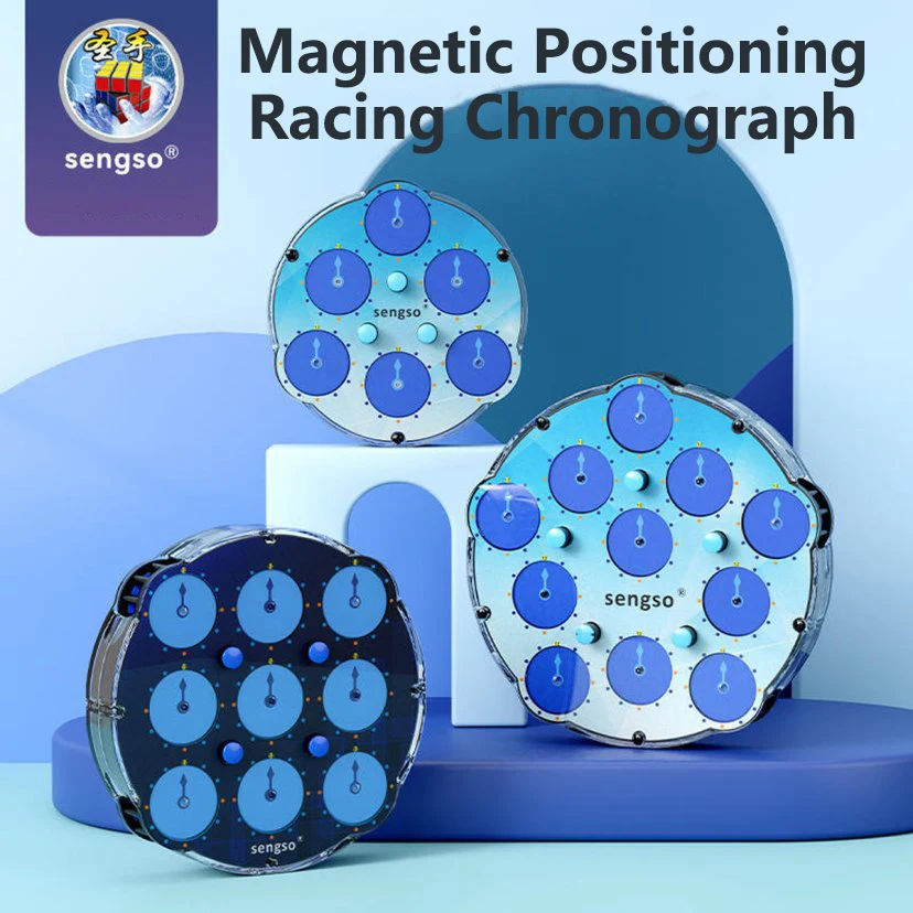 

Asiso Magic Clock 3x3 4x4 Магнитные скоростные часы Профессиональные соревнования Гладкая игрушка Логические Подарок для детей и взрослых