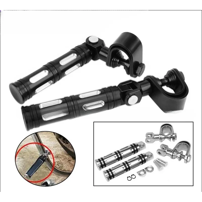 

A 25-32MM aluminum rubber foot pedal bracket suitable for Harley-Davidson chopper motorcycle modification accessories