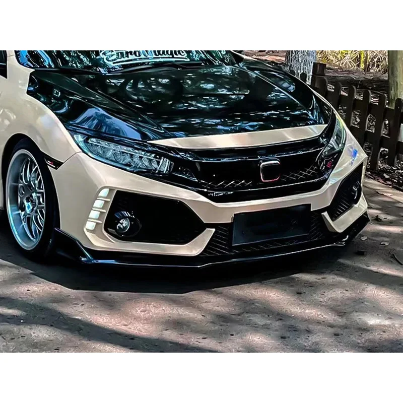 

Factory hot salesCar Parts Modified New Type-r Body Kit Front Rear Bumper Grille Hood Side Skirt for 10th for Civic Sedan Full
