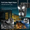 LS VISION デュアルスクリーン 8MP 4G ソーラーセキュリティカメラ Wifi 屋外監視カメラ人間自動追跡 CCTV カメラ V380 プロ 5