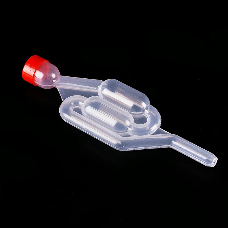 Transparent One-way Wine Air Lock Beer Brewing Fermentation Exhaust Valve Home Plastic Beer Making Tool Equipment Airlock