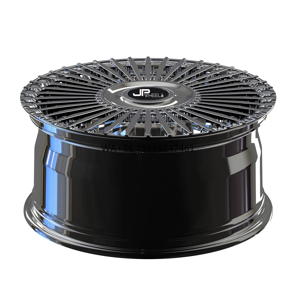 

JPwheels Custom New 6061-T6 Black Forged Aluminum Alloy Multi Spoke Car Wheels 19 Inch 5 Holes 5x112 JM1150