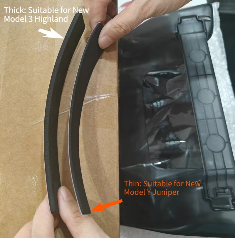 Für Tesla Model 3 Y YL Juniper Highland 2021-2026 Versteckter Aufbewahrungsorganizer, Ablagefach unter der Mittelkonsole, Bildschirmschutz – Detail 1