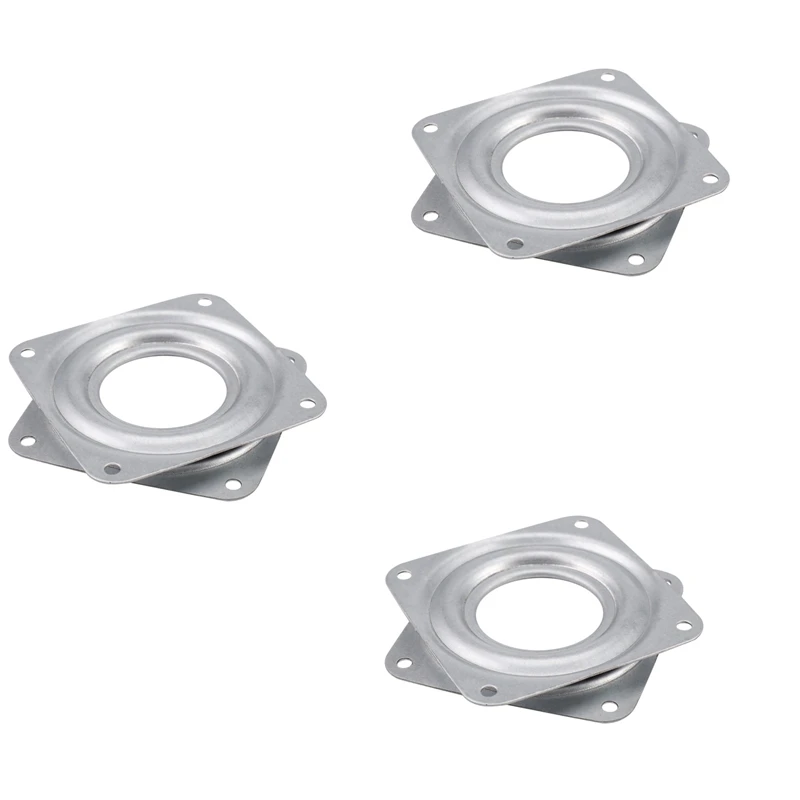 AA49 Piastra girevole in metallo con cuscinetto a sfera Lazy Susan 3X - 95 X 95 X 9 mm