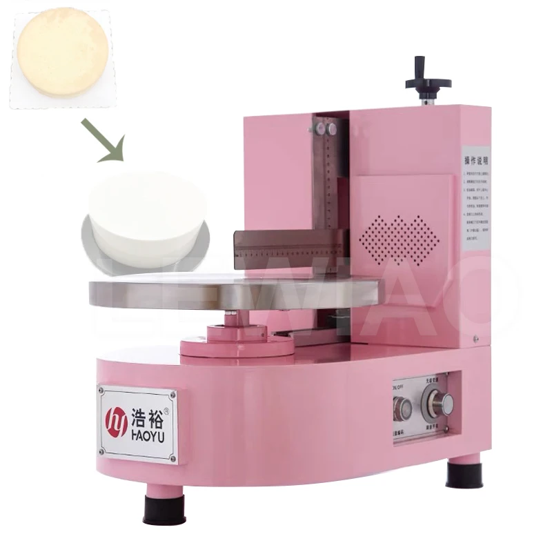 

LEWIAO Semi Automatic Birthday Cake Cream Coating Filling Machine 4-12Inch Cakes Cream Butter Spreading Daubing Icing Maker