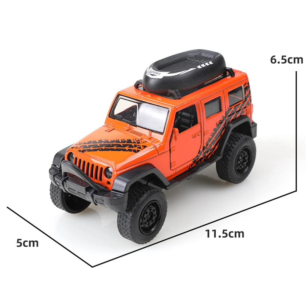 Alloy off-road car model, door opening, children\'s toy car, boy\'s cake decoration