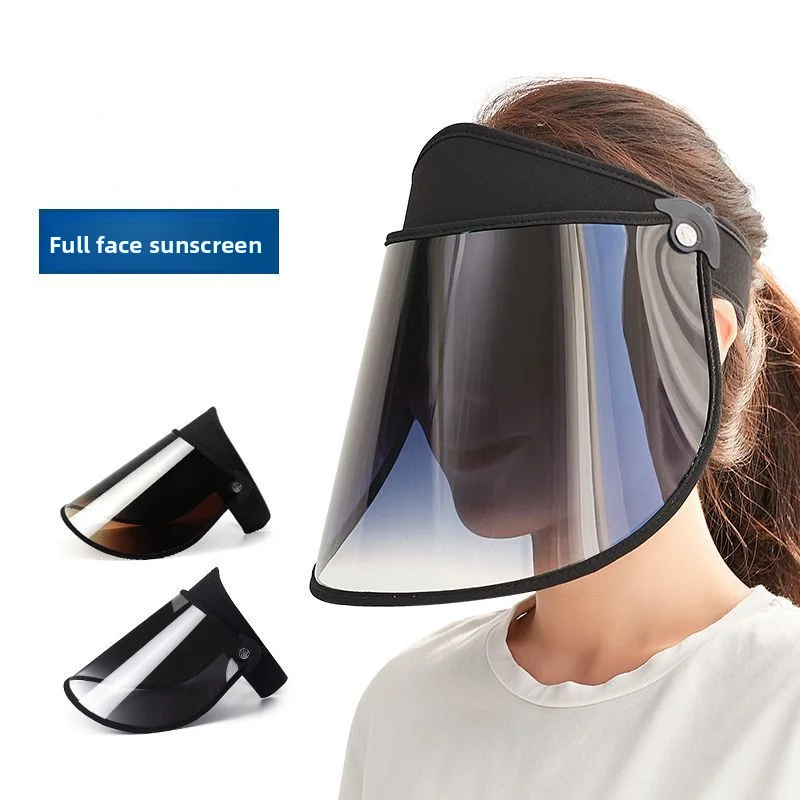 Outdoor Large Brim Sun Hat Unisex  Vehicle Riding Face Shield Anti-Uv Spring Summer Autumn Seasonal Cap Roberly Brand