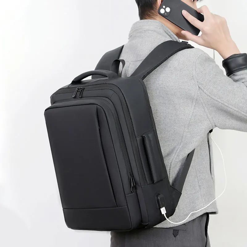 

Рюкзак Metro Campus Pro — расширяемая деловая сумка для ноутбука для мужчин (элегантный водостойкий пригородный органайзер)