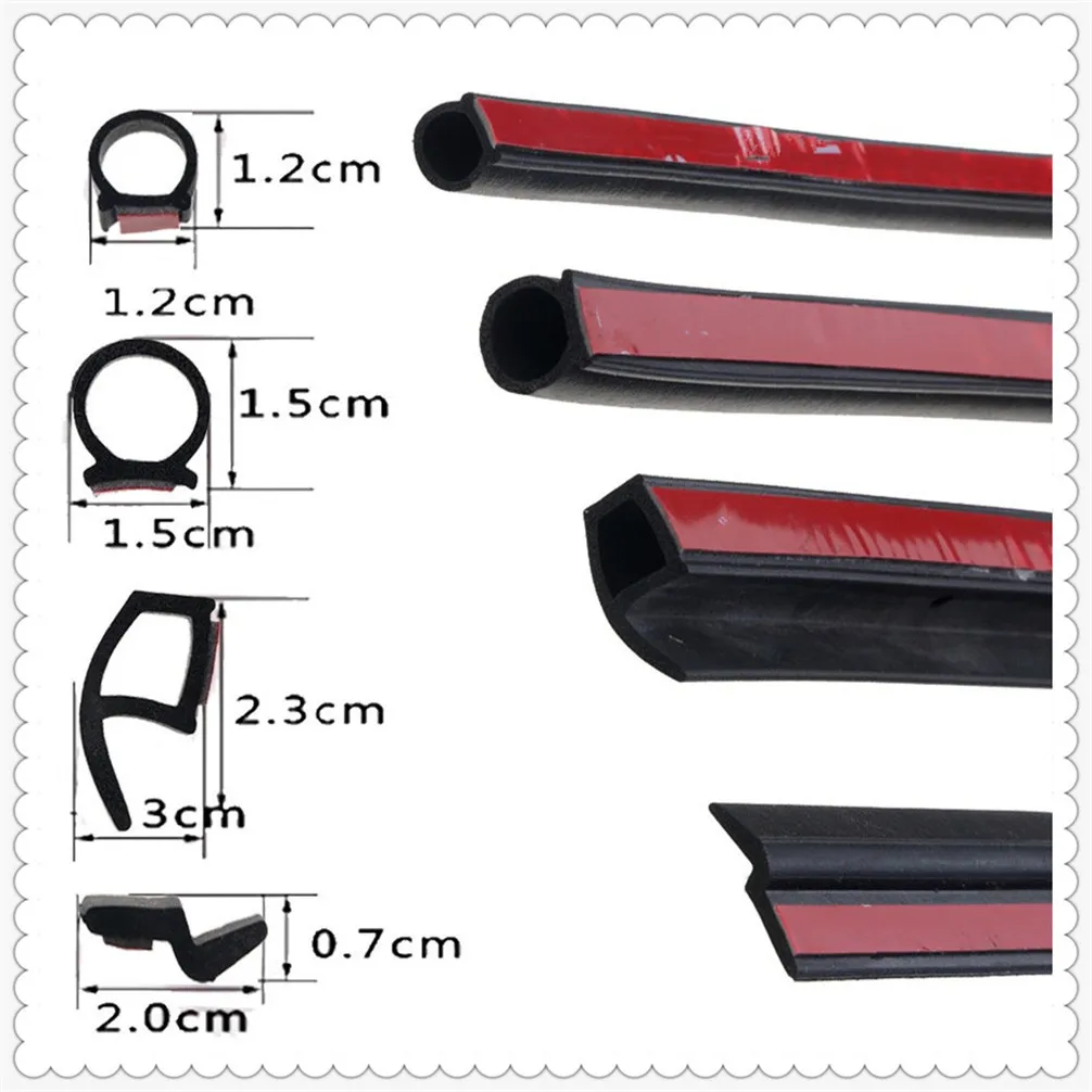 Rubber Noise Insulation Anti-Dust Soundproof Car Seal for Mercedes Benz GL450 ML63 M-Class ML500 ML350 Ener-G-Force