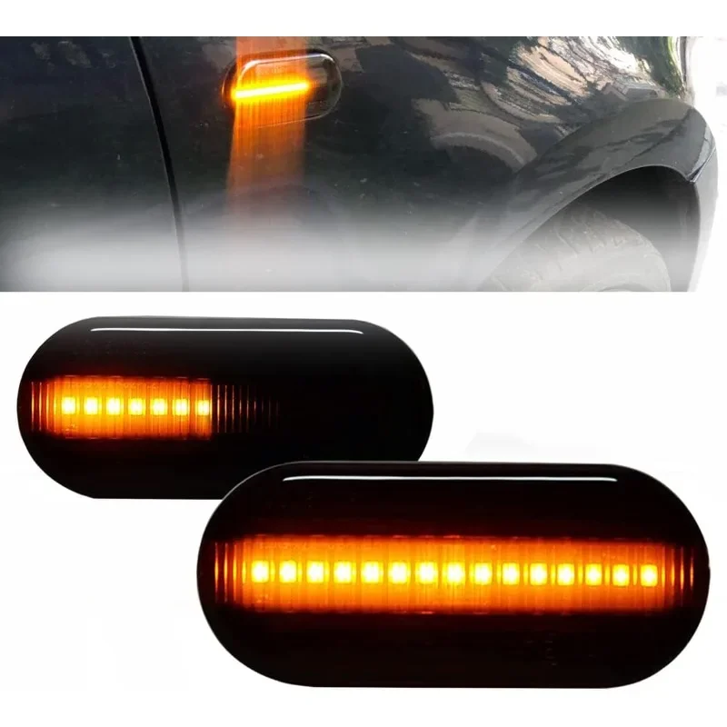 Dynamiczny kierunkowskaz boczny LED do siedzenia odpowiedni dla Ibiza 6L Cordoba Toledo Leon MK1 MK2 dla Octavia