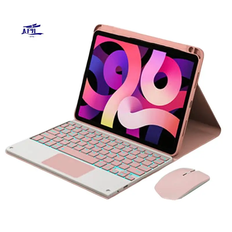 

AF91-Tablet Case For Xiaomi Mi Pad 6 Pro 11 Inch Touchpad Backlit Keyboard With Mouse