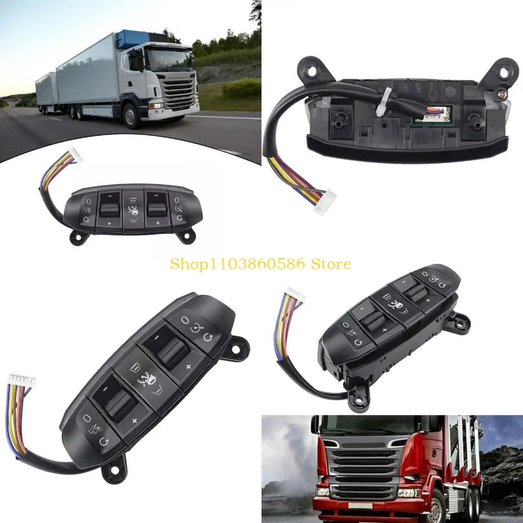 

242A Крупная кнопка круиза управления рулевым колесом для замены грузовика 2545507