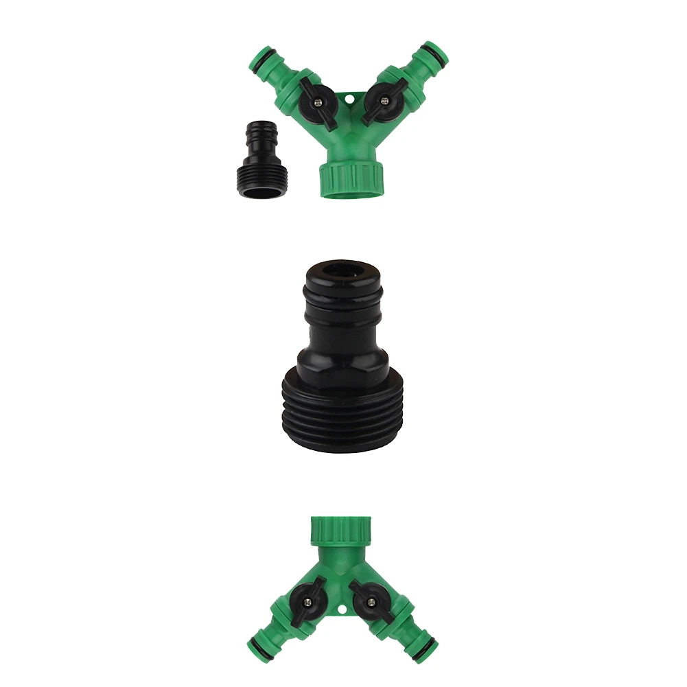 AT14 Y-Type Faucet Connector, Diverter With Switch, Garden Irrigation Water Dispenser