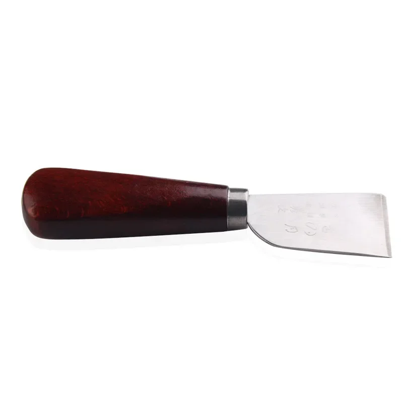 Professional Leather Cutting Knife With Wooden Handle Protable Convenient Craft Tool Functional Perfect