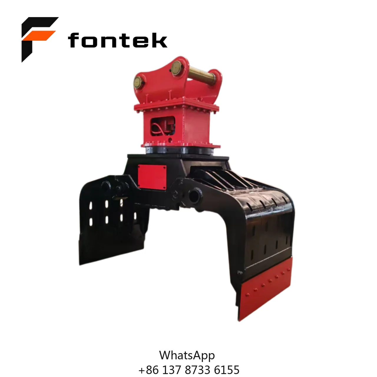 1920mm Wide Opening Hydraulic Demolition Grapple Sorting Grab For Wrecking & Material Loading
