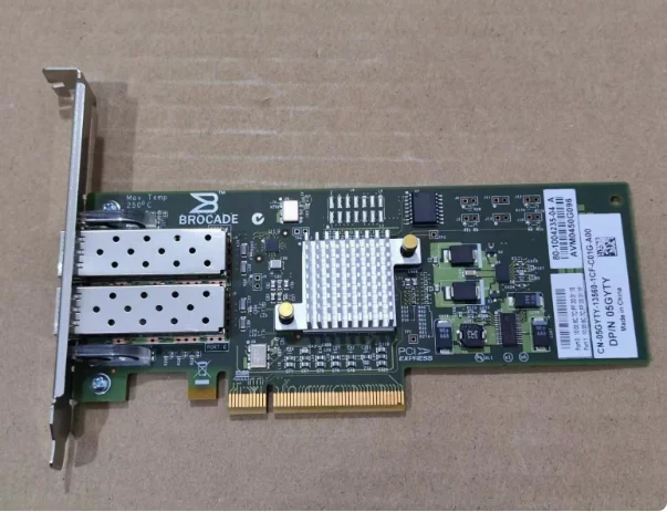 

For DELL Brocade 825 BR825 5GYTY 7T5GY KKYWJ double ports HBA card adapter 05GYTY 07T5GY 0KKYWJ