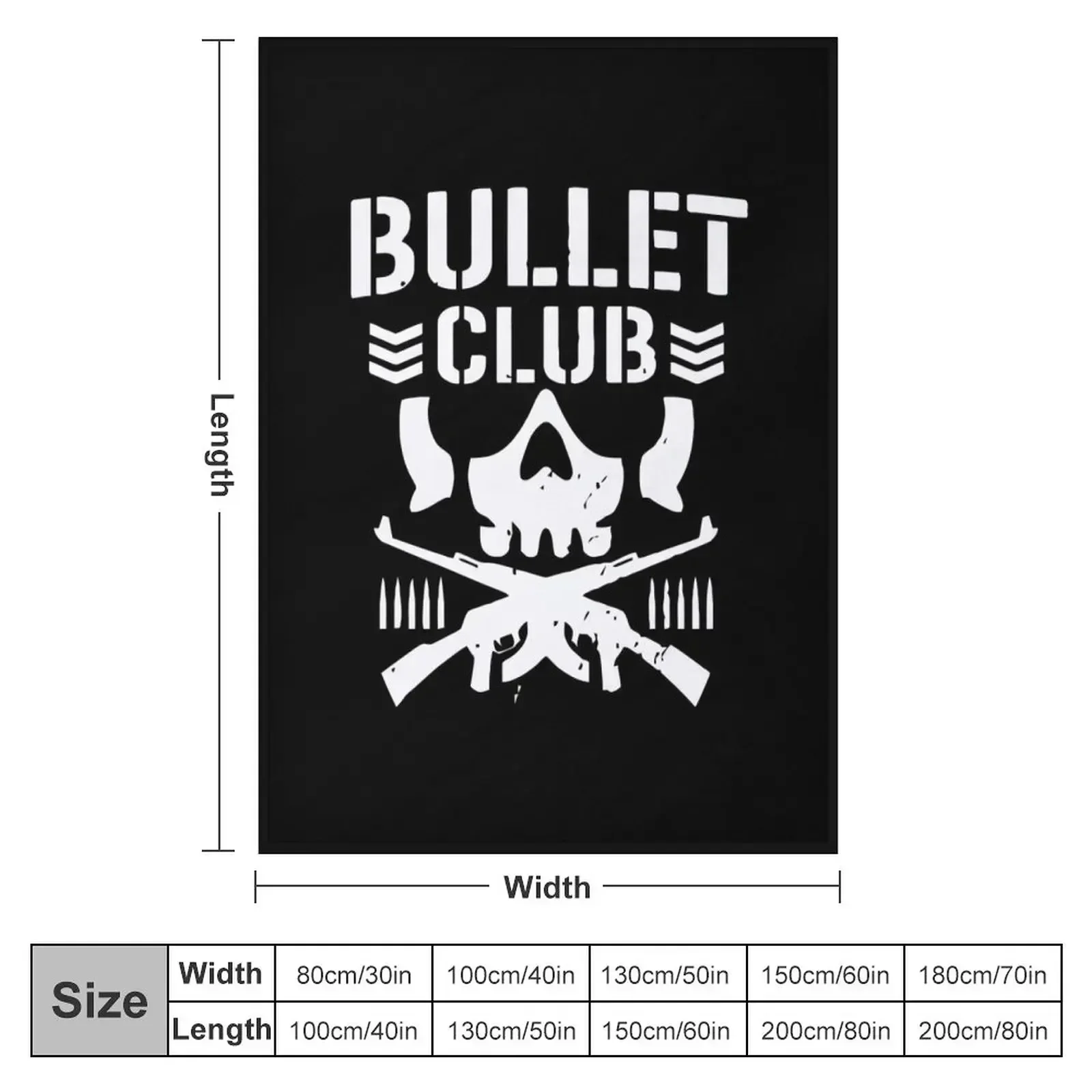 Bullet Club Throw Blanket Plush Decorative Sofas for sofa Blankets