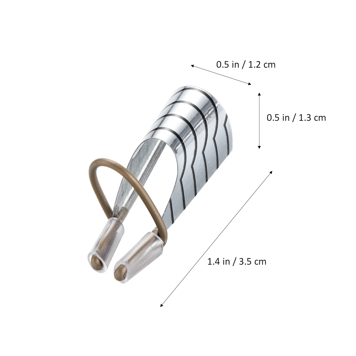 5 個ネイルホイルアートシルバー再利用可能なエクステンションフォームネイルトリートメントツール偽爪用キューティクル除去プロフェッショナルホームサロン