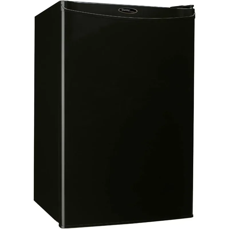 Diseñador Danby DAR044A4BDD-6 4,4 pies cúbicos. Mini refrigerador, refrigerador compacto para dormitorio, sala de estar, bar, dormitorio E-Star en negro