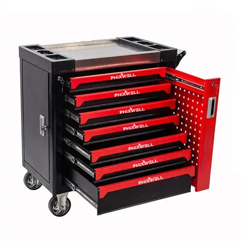 Tool Trolley Cabinet for Storage  Auto Tools Set   Cart Tool Set Tray Truck Auto Repair Workshop Hardware Toolbox Cart Repair