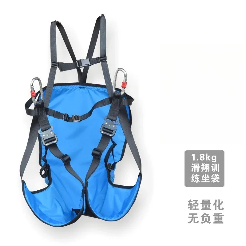 

inventoryGlider Paraglider Training Seat for Ground Trainer, Adjustable Paragliding Practice Harness with Safety Strap