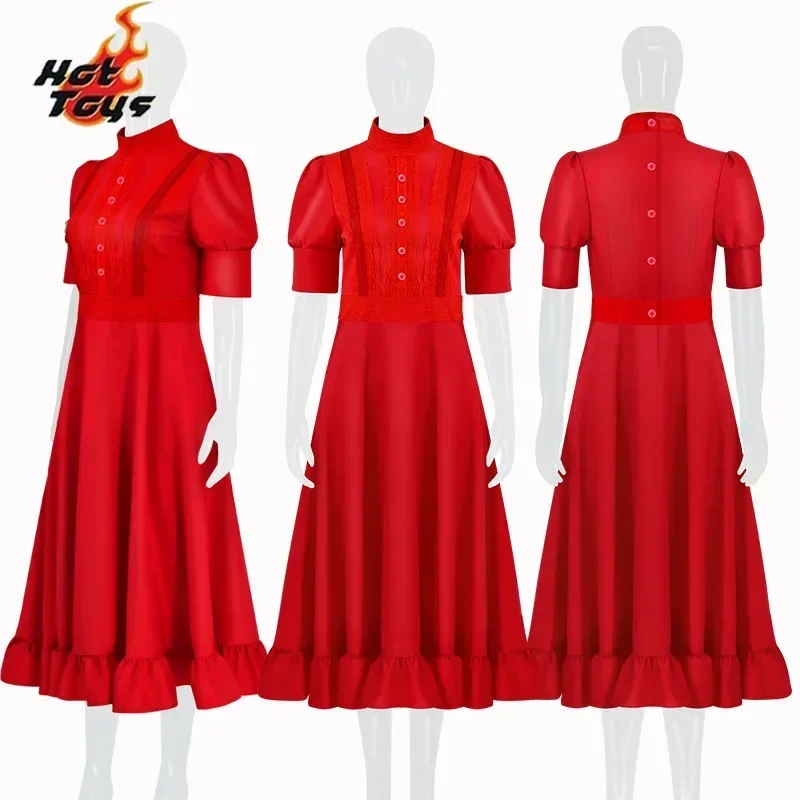 فستان أحمر ملابس نسائية خيالية للهالوين كرنفال ملابس للحفلات لؤلؤة كوسبلاي فانتازيا زي تنكر للفتيات والنساء البالغات #6